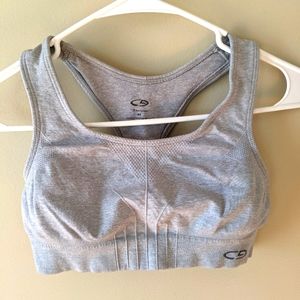 Champion spandex sports bra grey medium